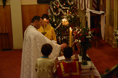 Eve of the Nativity of Christ. Nativity Eve Holy Supper. 2017