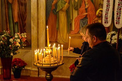 Eve of the Nativity of Christ. Nativity Eve Holy Supper. 2017