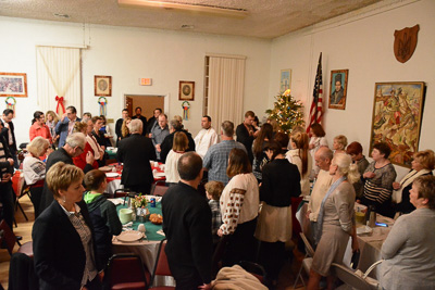 Eve of the Nativity of Christ. Nativity Eve Holy Supper. 2017