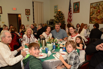 Eve of the Nativity of Christ. Nativity Eve Holy Supper. 2017