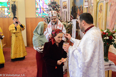 Вітання Преосвященнішего Архієпископа Даниїла в нашої Kатедрі. Свята Літургія: НАЙМЕНУВАННЯ ГОСПОДНЄ. Свт. Василя Великого.