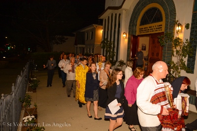 Easter Matins. Paschal Procession followed by Paschal Matins and Blessing of Baskets