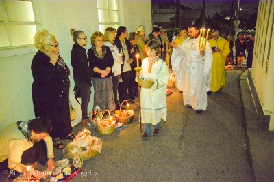 Easter Matins. Paschal Procession followed by Paschal Matins and Blessing of Baskets