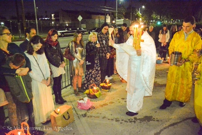 Easter Matins. Paschal Procession followed by Paschal Matins and Blessing of Baskets