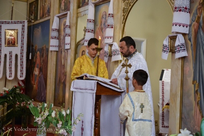 Divine Liturgy and Blessing of Baskets. Parish Easter Breakfast