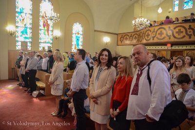 Divine Liturgy and Blessing of Baskets. Parish Easter Breakfast