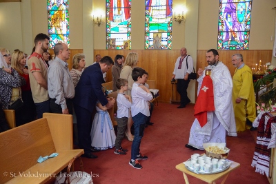 Divine Liturgy and Blessing of Baskets. Parish Easter Breakfast