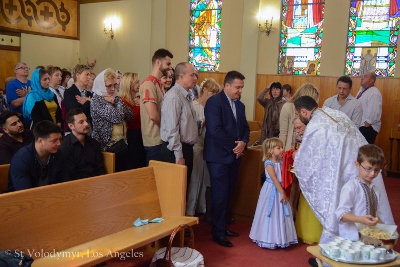 Divine Liturgy and Blessing of Baskets. Parish Easter Breakfast