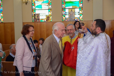 Divine Liturgy and Blessing of Baskets. Parish Easter Breakfast