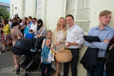 Divine Liturgy and Blessing of Baskets. Parish Easter Breakfast