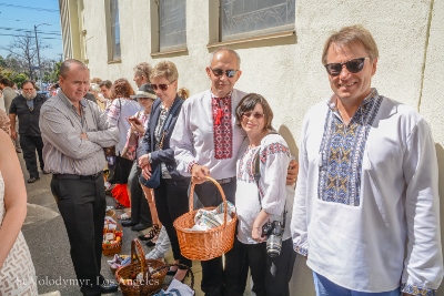 Divine Liturgy and Blessing of Baskets. Parish Easter Breakfast