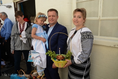 Divine Liturgy and Blessing of Baskets. Parish Easter Breakfast