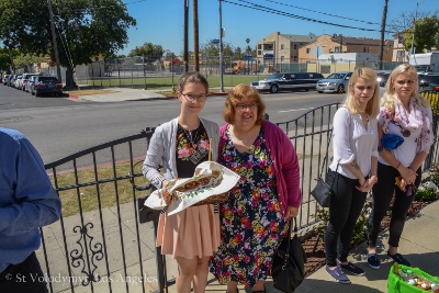 Divine Liturgy and Blessing of Baskets. Parish Easter Breakfast