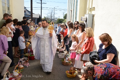 Divine Liturgy and Blessing of Baskets. Parish Easter Breakfast