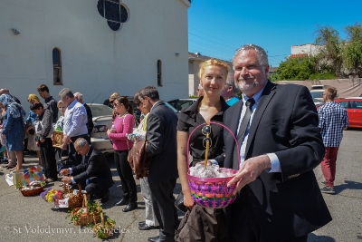 Divine Liturgy and Blessing of Baskets. Parish Easter Breakfast