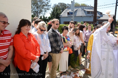 Divine Liturgy and Blessing of Baskets. Parish Easter Breakfast