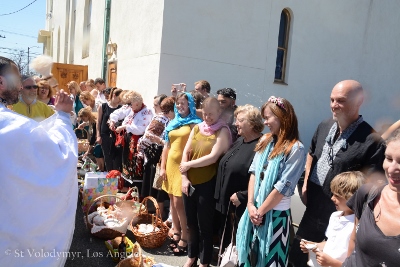 Divine Liturgy and Blessing of Baskets. Parish Easter Breakfast