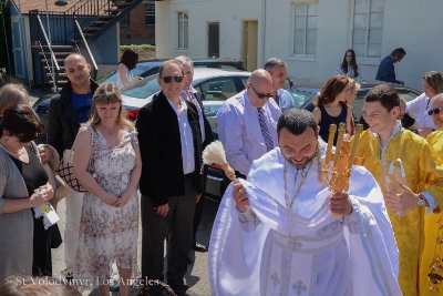 Утреня Пасхи і освячення великодних кошиків. Парафіяльний святковий сніданок