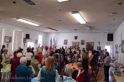 Divine Liturgy and Blessing of Baskets. Parish Easter Breakfast