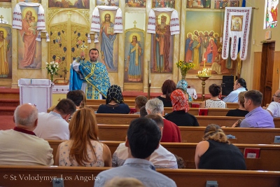 Храмове свято Цекрви Святого Володимира в Лос Анжелесі