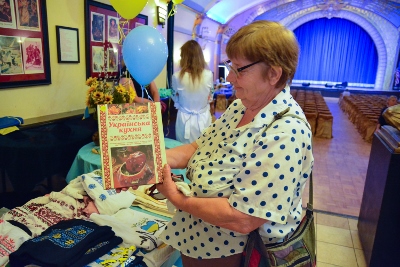 Celebrating the 26th anniversary of Ukrainian Independence.  Festive concert and dinner in Ukrainian Cultural Center.