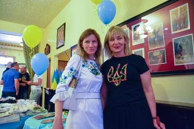 Celebrating the 26th anniversary of Ukrainian Independence.  Festive concert and dinner in Ukrainian Cultural Center.