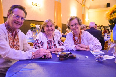 Celebrating the 26th anniversary of Ukrainian Independence.  Festive concert and dinner in Ukrainian Cultural Center.