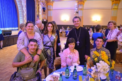 Celebrating the 26th anniversary of Ukrainian Independence.  Festive concert and dinner in Ukrainian Cultural Center.