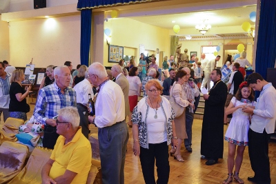 Celebrating the 26th anniversary of Ukrainian Independence.  Festive concert and dinner in Ukrainian Cultural Center.