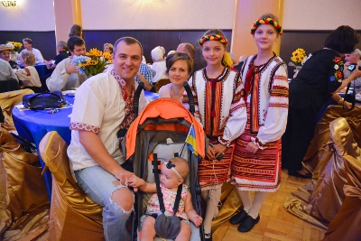 Celebrating the 26th anniversary of Ukrainian Independence.  Festive concert and dinner in Ukrainian Cultural Center.