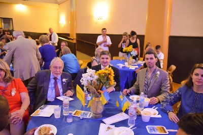 Celebrating the 26th anniversary of Ukrainian Independence.  Festive concert and dinner in Ukrainian Cultural Center.