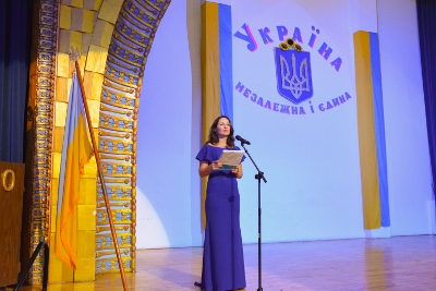 Celebrating the 26th anniversary of Ukrainian Independence.  Festive concert and dinner in Ukrainian Cultural Center.