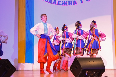 Celebrating the 26th anniversary of Ukrainian Independence.  Festive concert and dinner in Ukrainian Cultural Center.