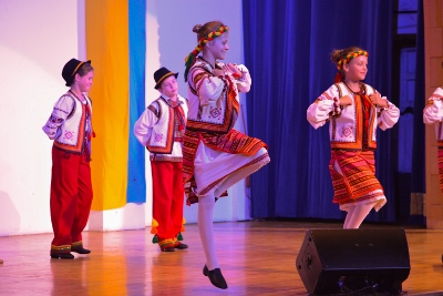 Celebrating the 26th anniversary of Ukrainian Independence.  Festive concert and dinner in Ukrainian Cultural Center.