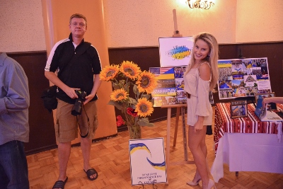 Celebrating the 26th anniversary of Ukrainian Independence.  Festive concert and dinner in Ukrainian Cultural Center.