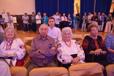 Celebrating the 26th anniversary of Ukrainian Independence.  Festive concert and dinner in Ukrainian Cultural Center.