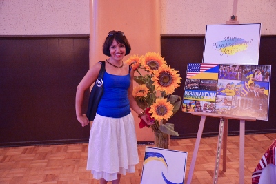 Celebrating the 26th anniversary of Ukrainian Independence.  Festive concert and dinner in Ukrainian Cultural Center.