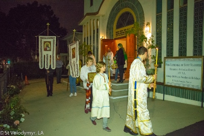 Утреня Пасхи. Хресний хід, Літургія і освячення великодних кошиків