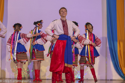 Celebrating the 27th anniversary of Ukrainian Independence.  Festive concert and dinner in Ukrainian Cultural Center.