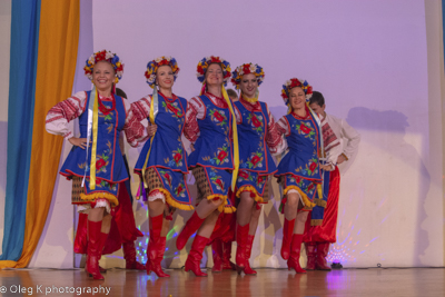 Celebrating the 27th anniversary of Ukrainian Independence.  Festive concert and dinner in Ukrainian Cultural Center.