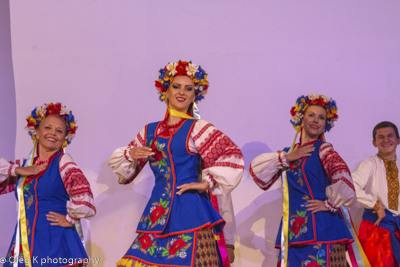 Celebrating the 27th anniversary of Ukrainian Independence.  Festive concert and dinner in Ukrainian Cultural Center.