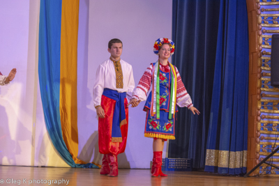 Celebrating the 27th anniversary of Ukrainian Independence.  Festive concert and dinner in Ukrainian Cultural Center.