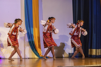 Celebrating the 27th anniversary of Ukrainian Independence.  Festive concert and dinner in Ukrainian Cultural Center.