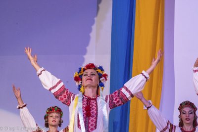 Celebrating the 27th anniversary of Ukrainian Independence.  Festive concert and dinner in Ukrainian Cultural Center.