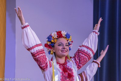 Celebrating the 27th anniversary of Ukrainian Independence.  Festive concert and dinner in Ukrainian Cultural Center.