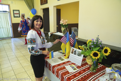 Celebrating the 27th anniversary of Ukrainian Independence.  Festive concert and dinner in Ukrainian Cultural Center.