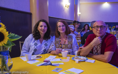 Celebrating the 27th anniversary of Ukrainian Independence.  Festive concert and dinner in Ukrainian Cultural Center.