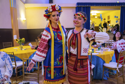 Celebrating the 27th anniversary of Ukrainian Independence.  Festive concert and dinner in Ukrainian Cultural Center.