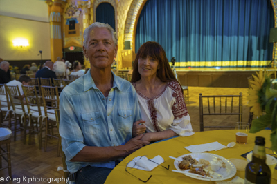 Celebrating the 27th anniversary of Ukrainian Independence.  Festive concert and dinner in Ukrainian Cultural Center.