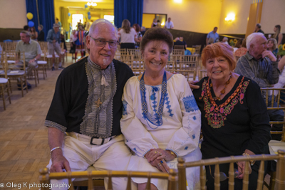 Celebrating the 27th anniversary of Ukrainian Independence.  Festive concert and dinner in Ukrainian Cultural Center.